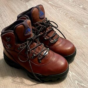 Nike Air ACG Womens 7.5 38.5 Brown Leather Hiking Boot 970608 Retro 90's Vtg
